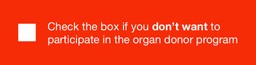 Check the box if you don't want to participate