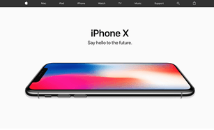 Apple website