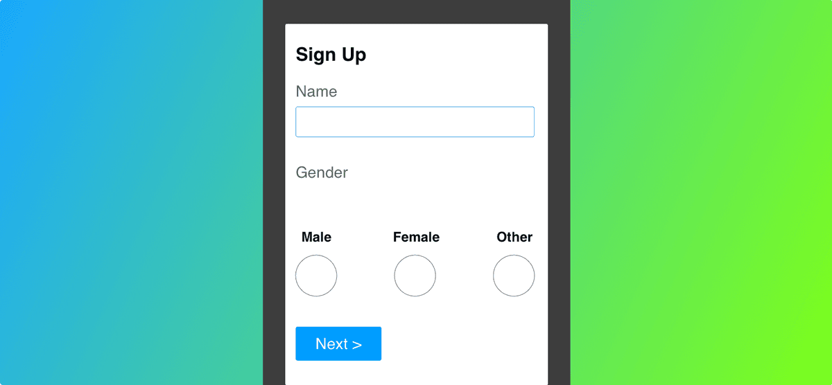 Mr, Ms or Mx? Inclusive form design for gender diversity