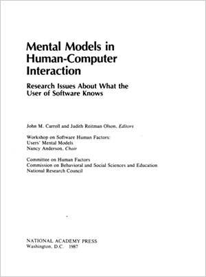 Mental Models in Human-Computer Interaction