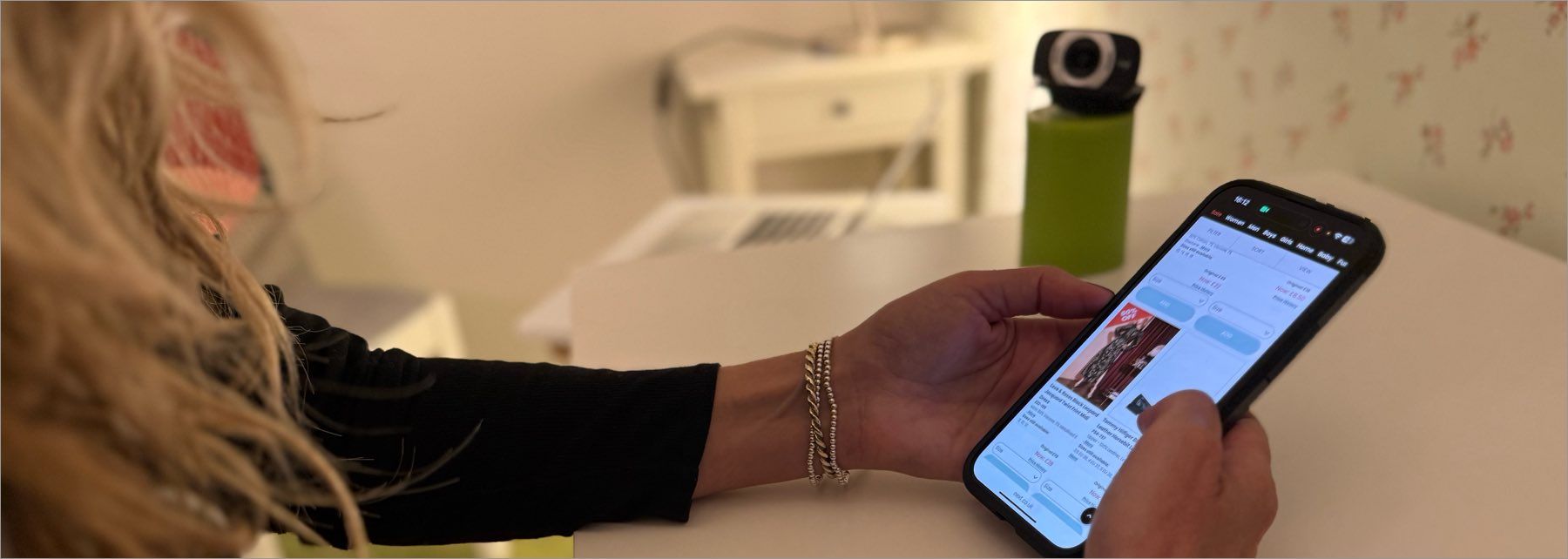 Mobile Usability Testing Session in action