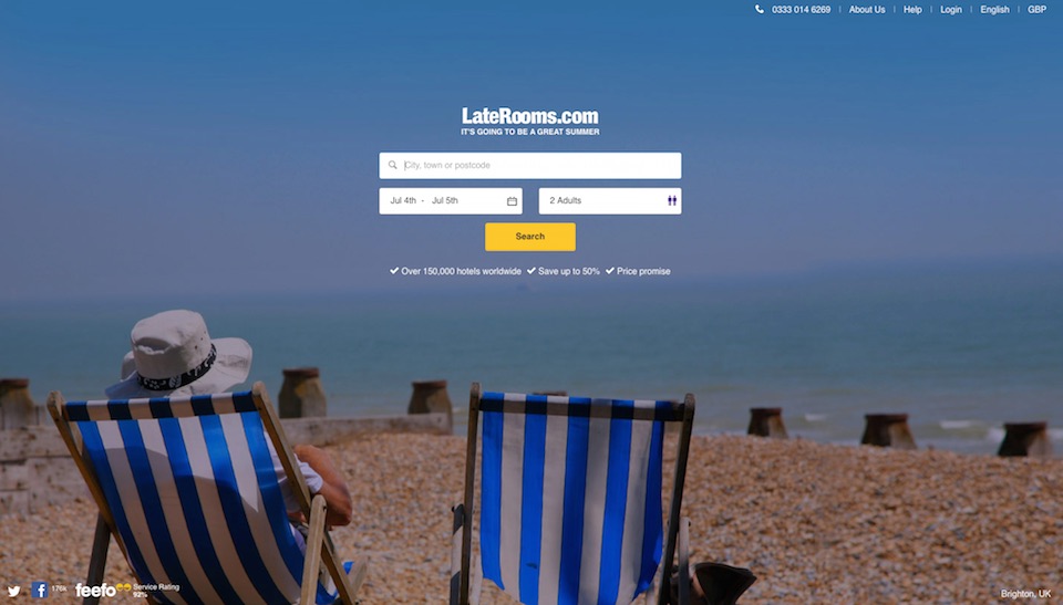 Laterooms website redesign